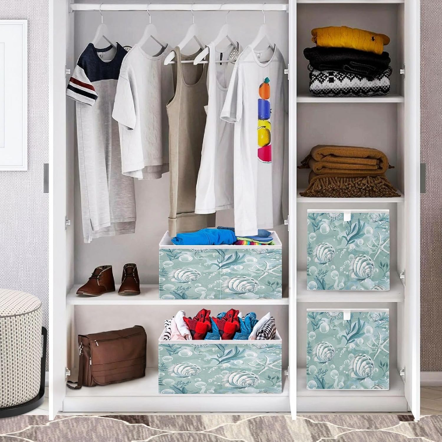 Senya Large Foldable Storage Bin for Home Office