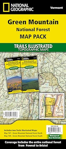 Green Mountain National Forest Map Set