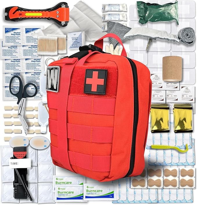 4 Pièces Mini Trousse de Premiers Soins, Trousse de Secours Vide, Étanche Sac de Médecine Portable, Sac de Premiers Secours Compact et Léger, Sac de Rangement pour Boîtes à Médicaments