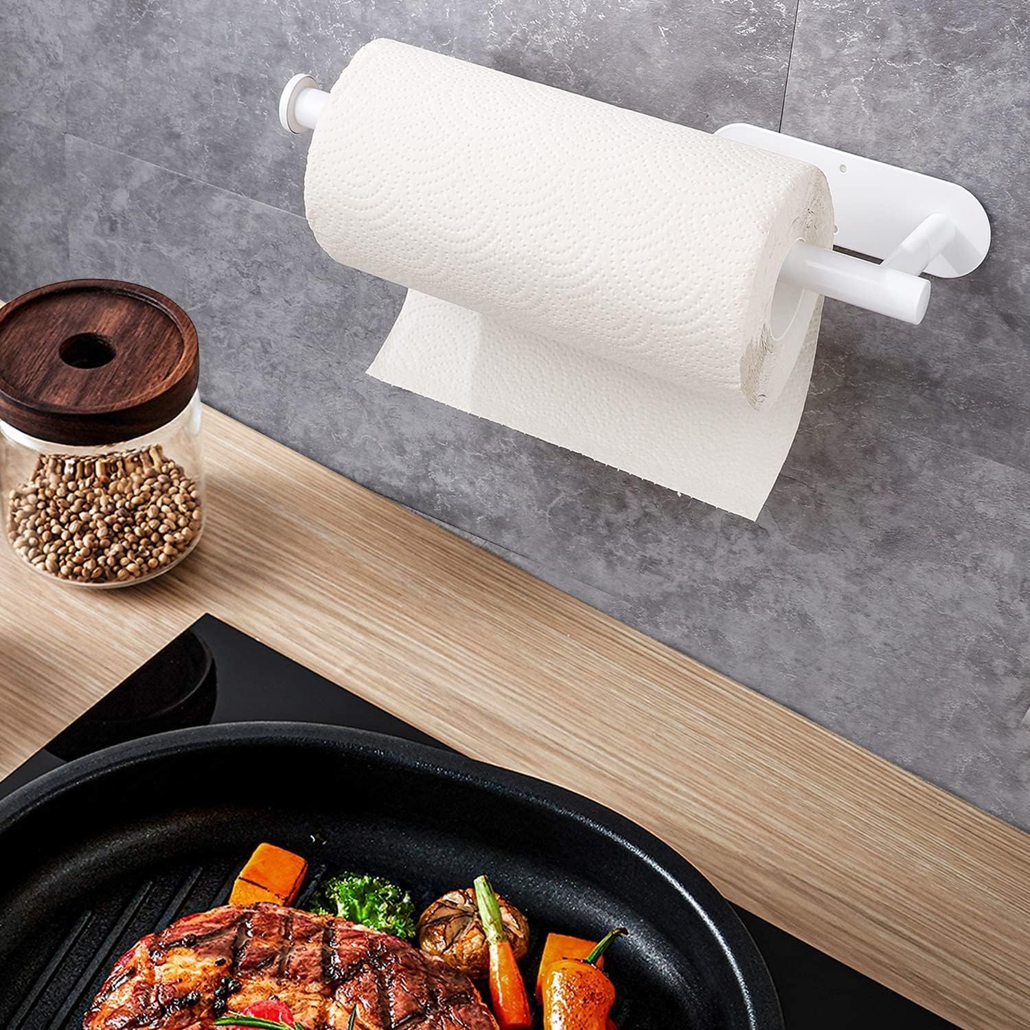 DR Catch Stainless Steel Paper Towel Holder