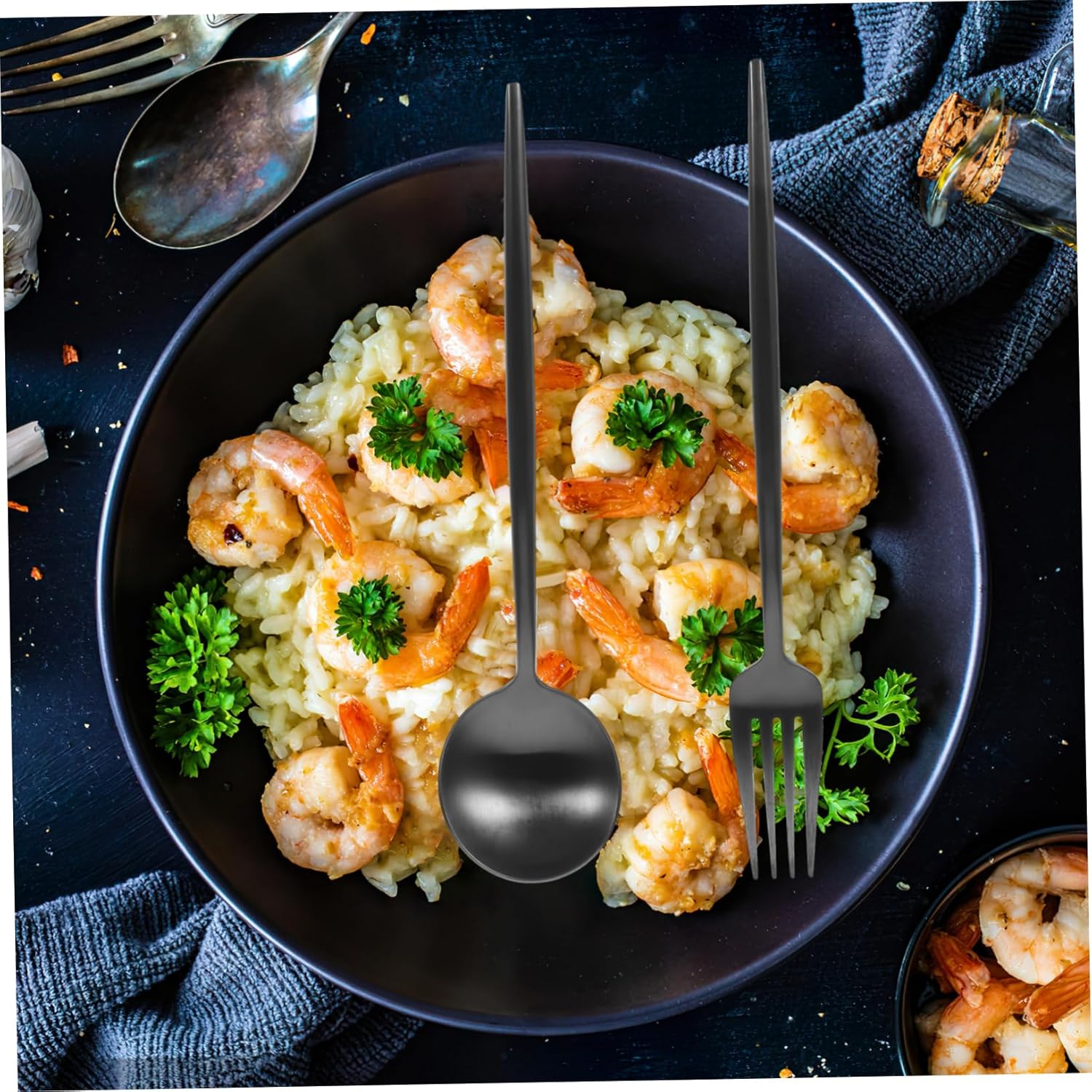Unomor Stainless Steel Fork Spoon Knife Set