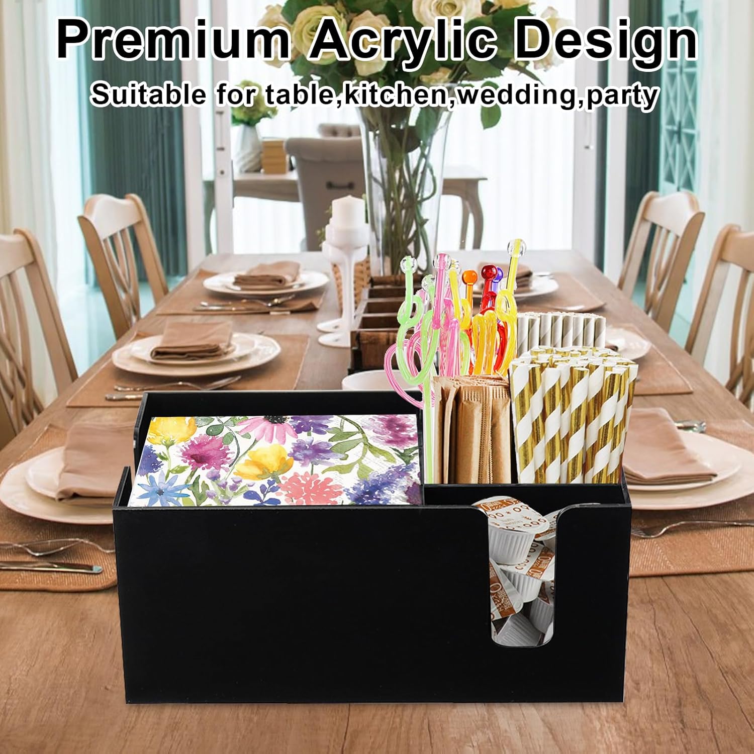 Bar Napkin Holder Straw Caddy