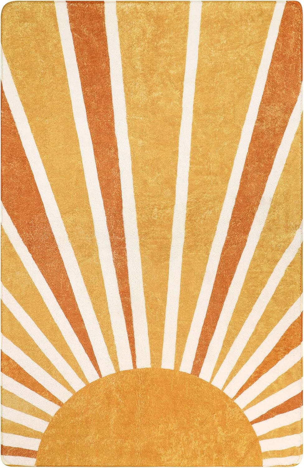 Lahome 4x6 Rainbow Sun Washable Area Rug