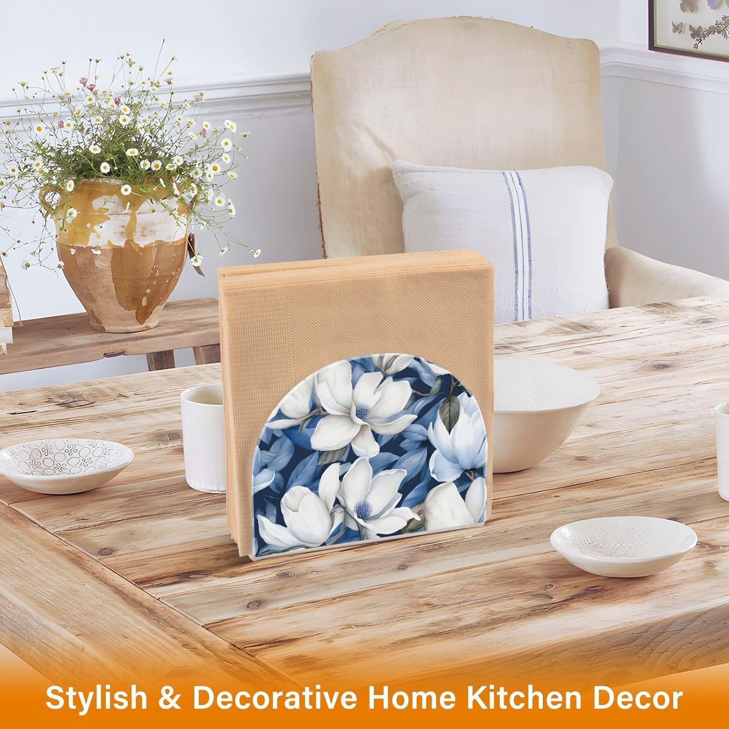 Vivid Acrylic Napkin Holder Upright