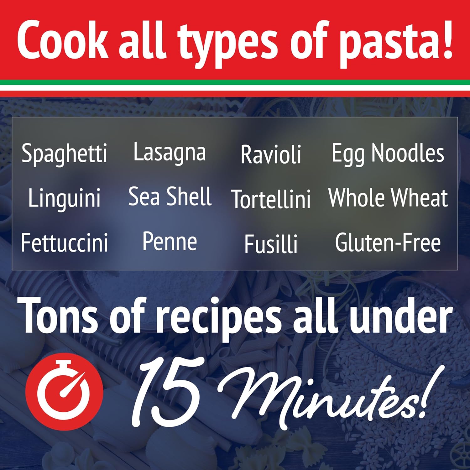 Fasta Pasta Microwave Cooker with Lid and Strainer 1