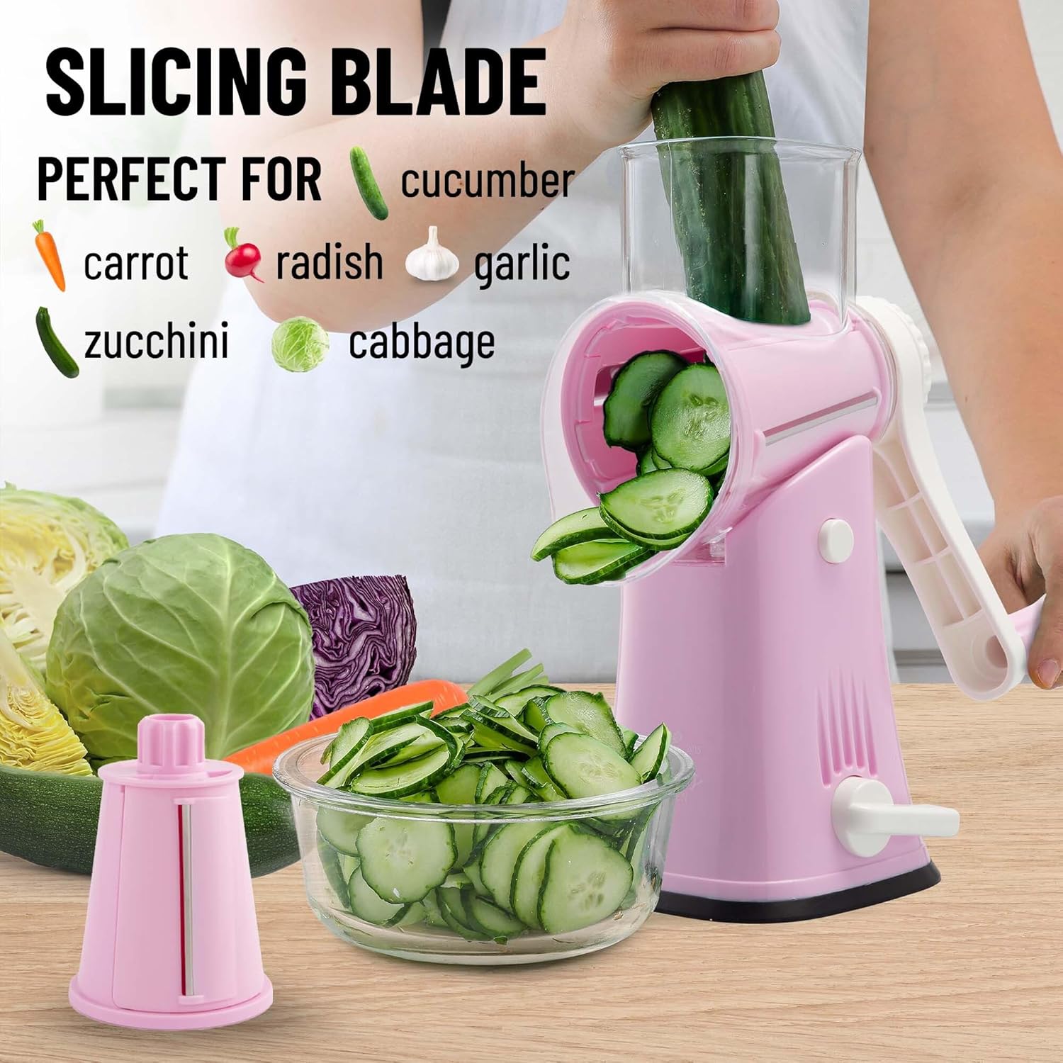 Zulay Kitchen Grater Easy to Use Stainless Steel for Busy Home Chefs