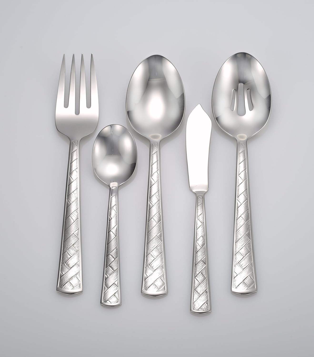 Liberty Tabletop Weave 45 Piece Flatware Set for 8