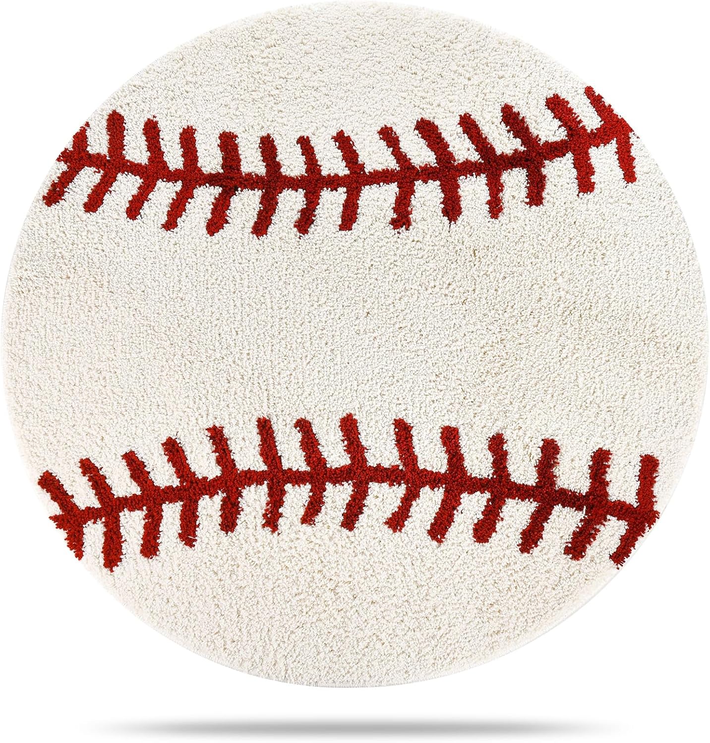Cool Baseball Rug for Men 36 Inch Non-Slip Area Rug