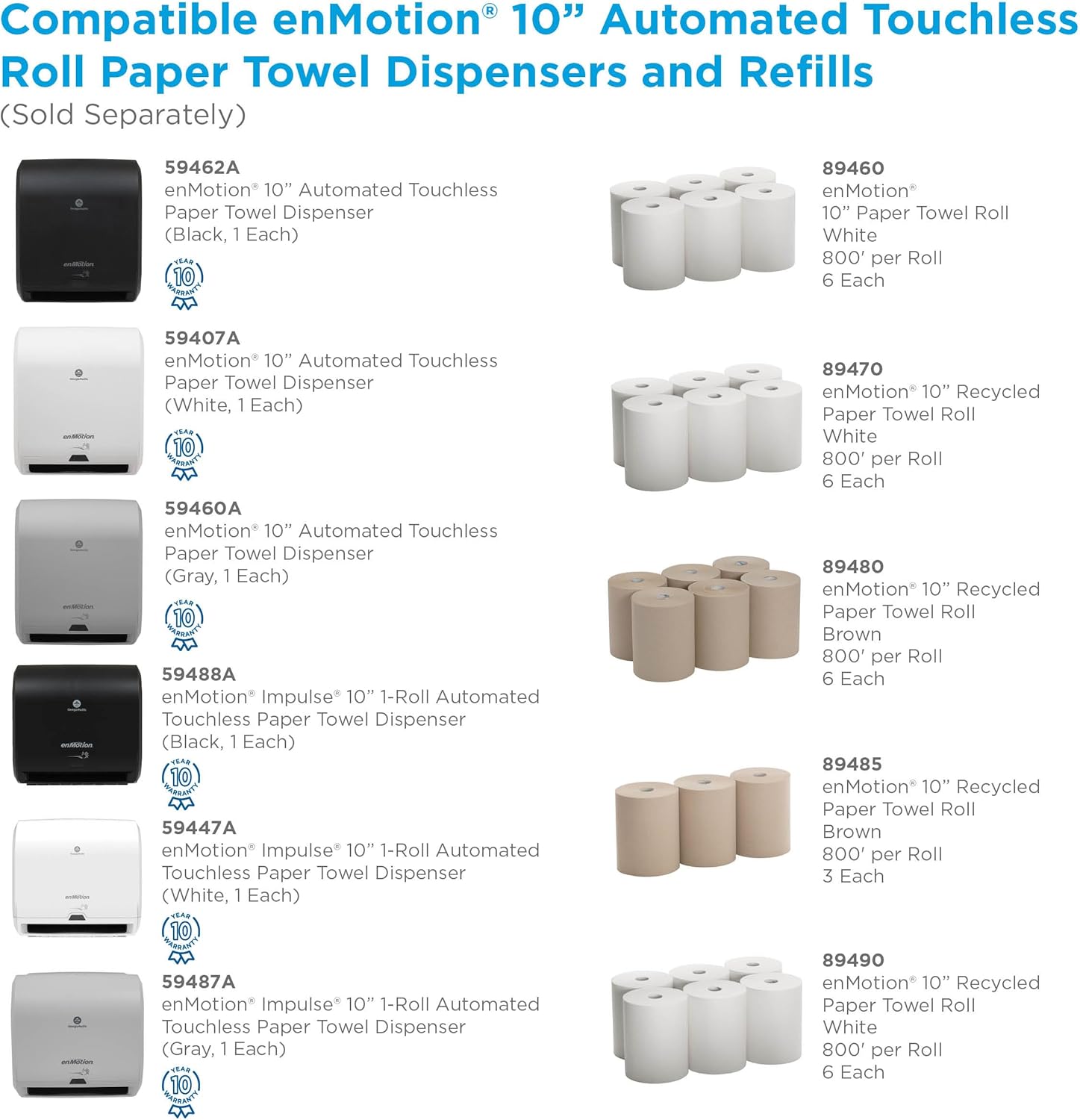 ENMOTION 10 Touchless Towel Dispenser
