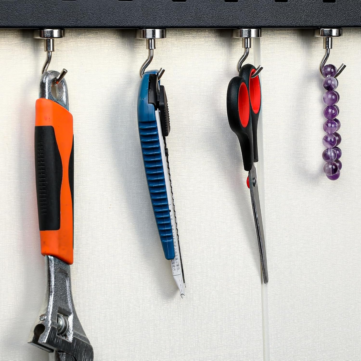 MIKEDE Magnetic Hooks 40lbs for Refrigerators