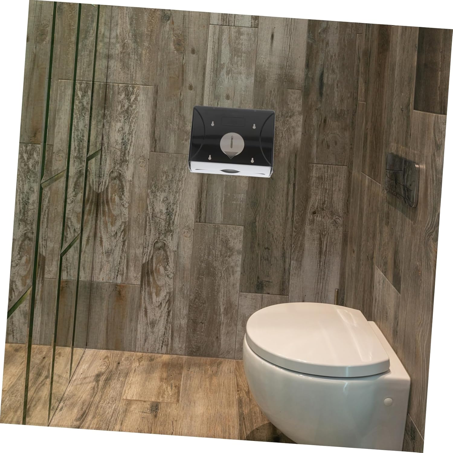 Mucklily Plastic Paper Towel Dispenser Touchless Wall Mount for Home