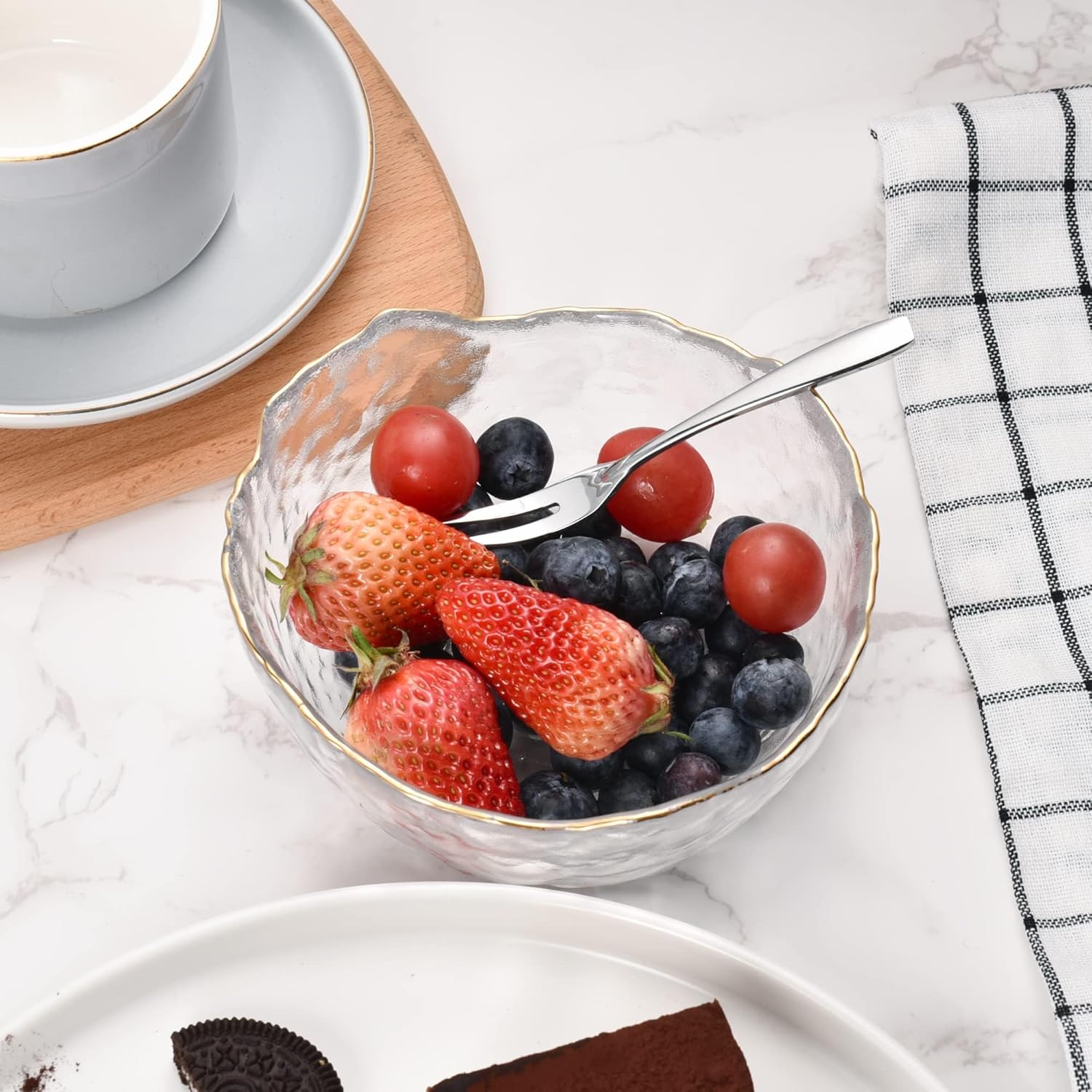 Premium 188 Stainless Steel Mini Cocktail Forks for Appetizers