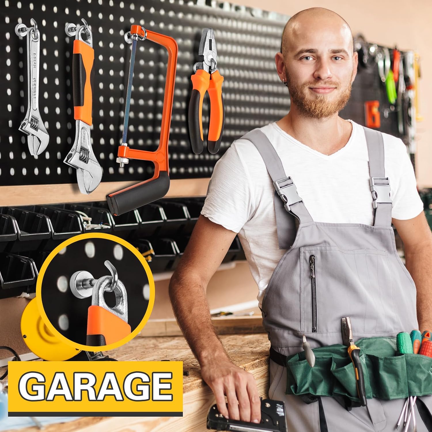 High-Strength Magnetic Hooks for Amazon Basics