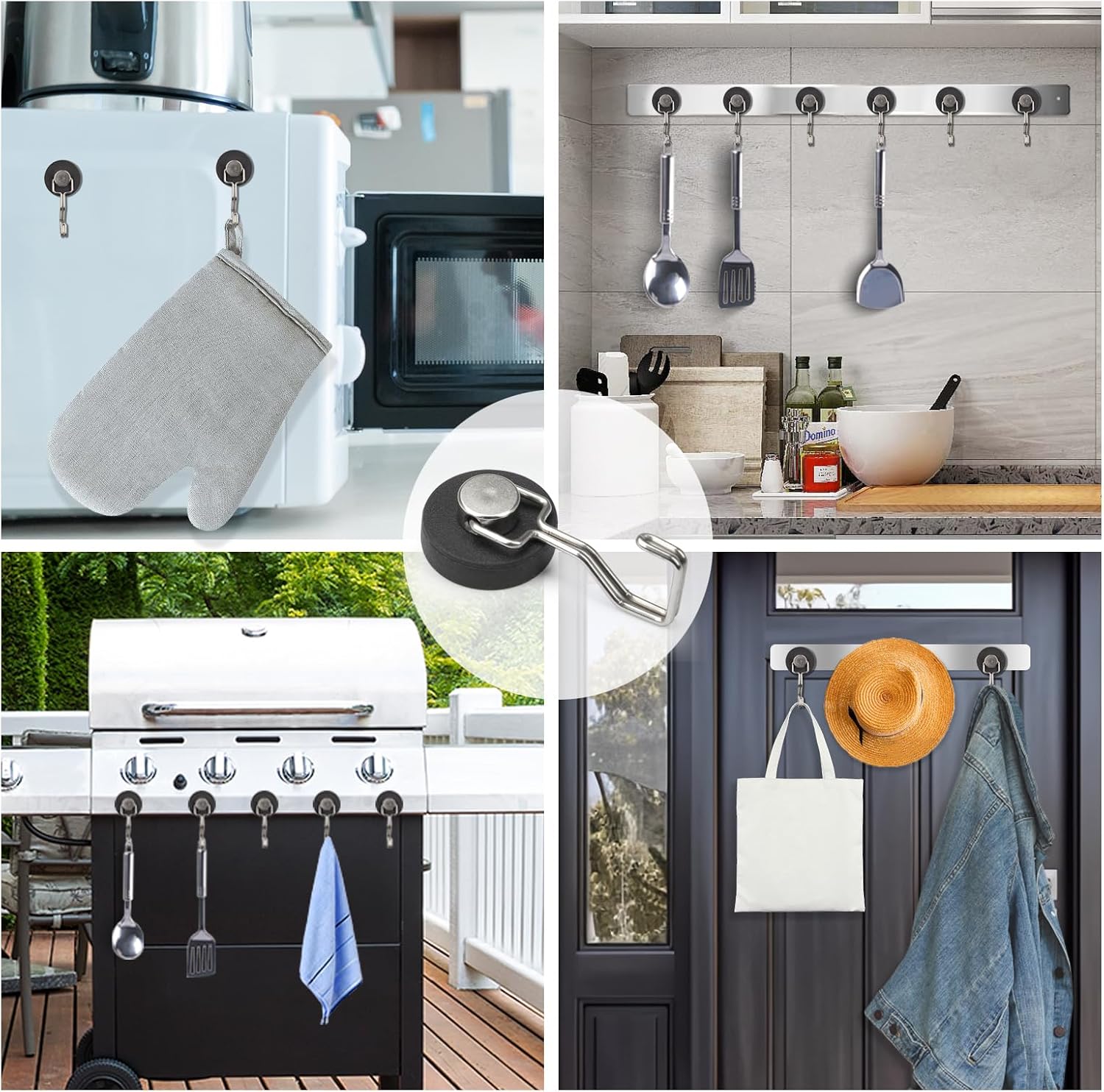 DUGUJIUJIAN Magnetic Hooks Essential for Hanging