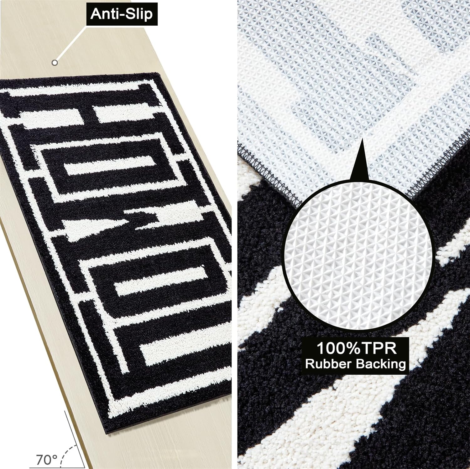 RoomTalks Washable Howdy Rug Indoor Doormat