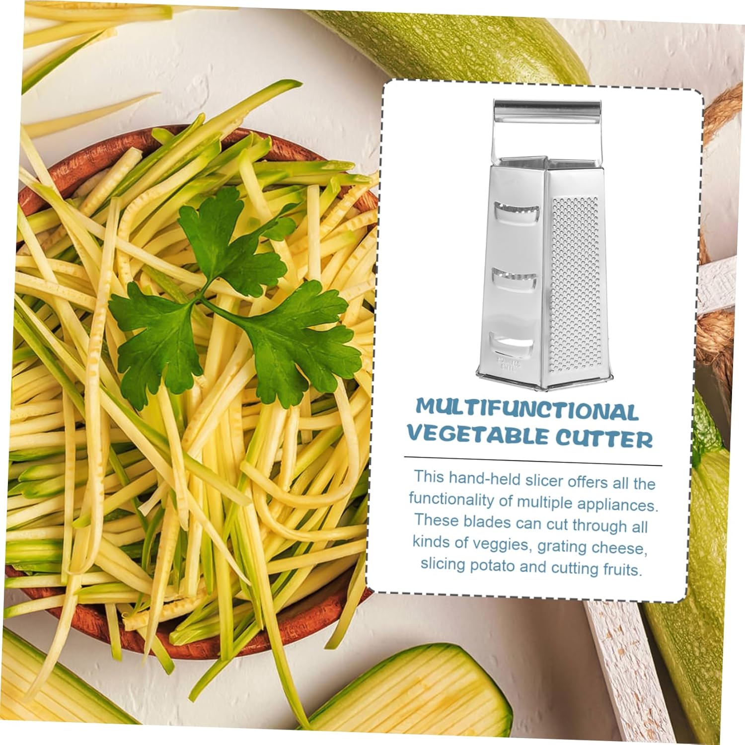 Imikeya 1 PC Multi-function Grater Pro ishing Tool