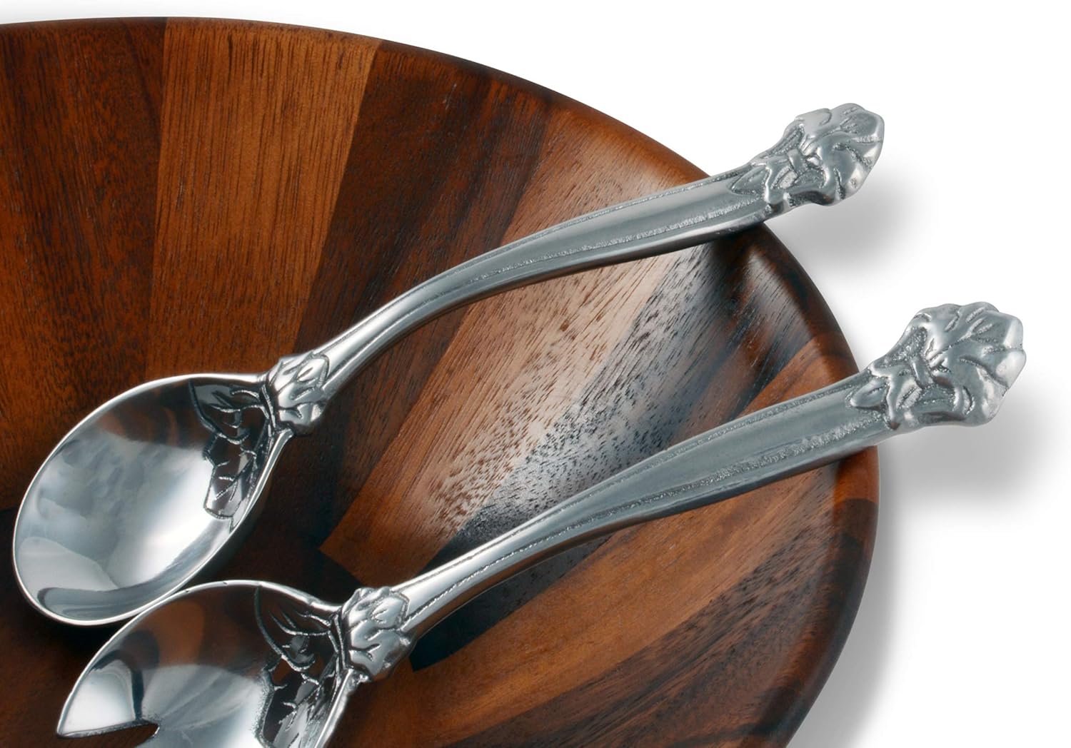 Arthur Court Aluminum Fleur-De-Lis Serving Set