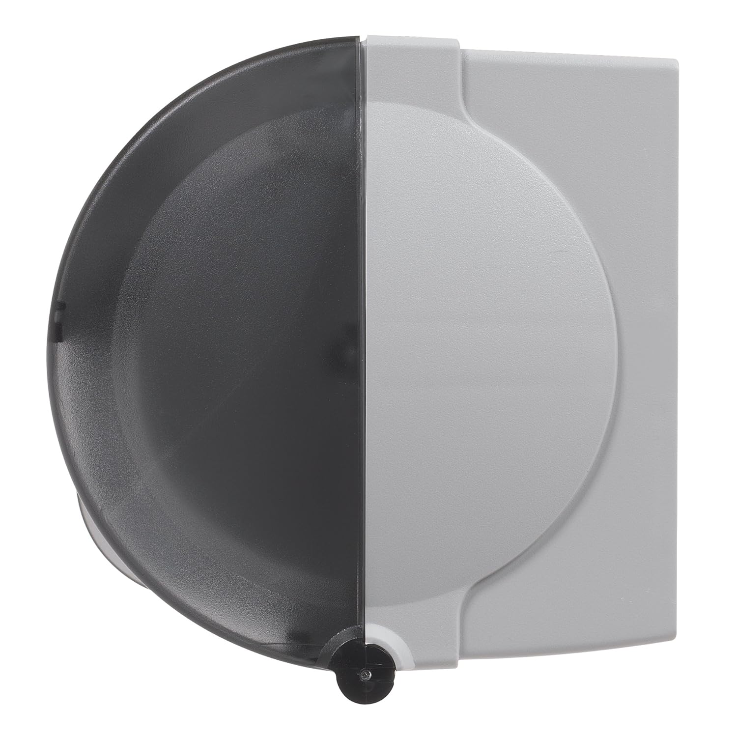 Compact 2-Roll Coreless Toilet Paper Dispenser with Key Lock