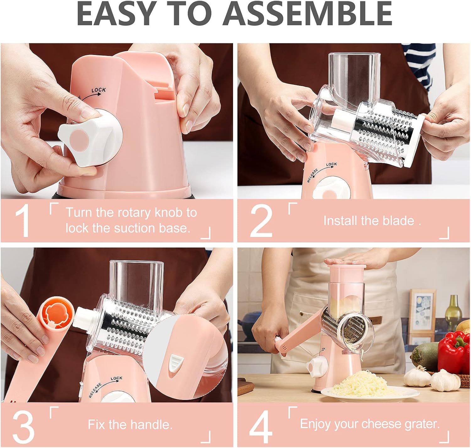 3-in-1 Multipurpose Kitchen Grater