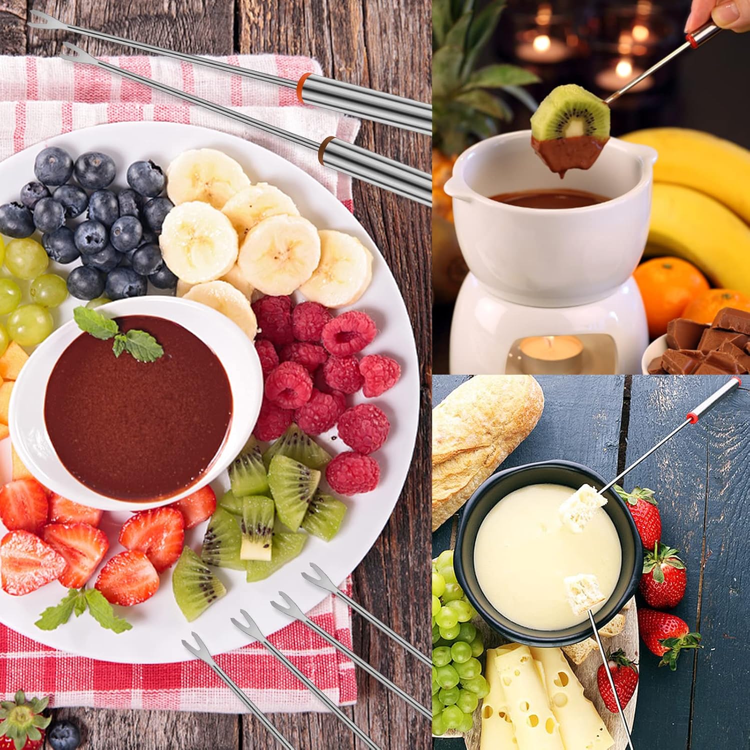 Stainless Steel Fondue Forks