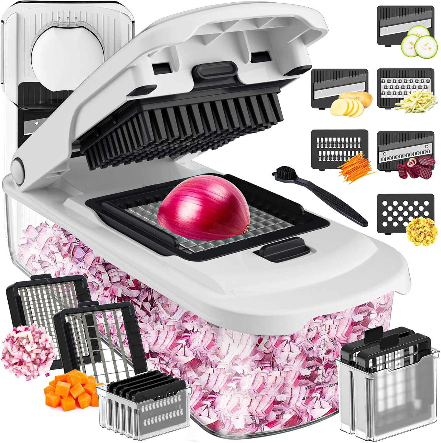 Cambom Vegetable Chopper With Container