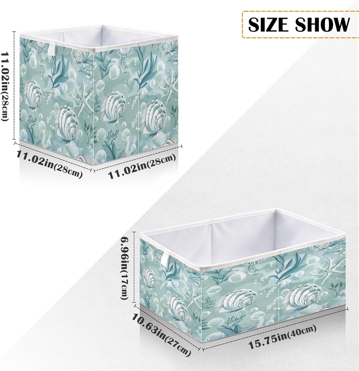 Senya Large Foldable Storage Bin for Home Office