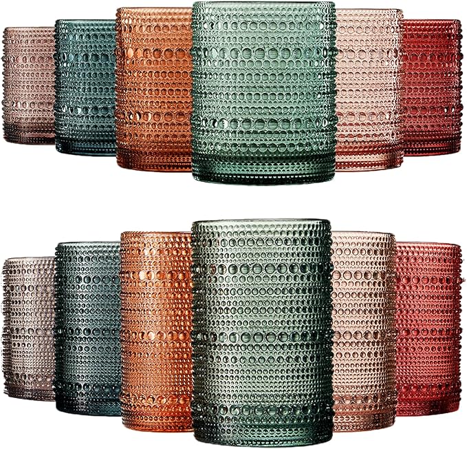Khen Hobnail Drinking Glasses
