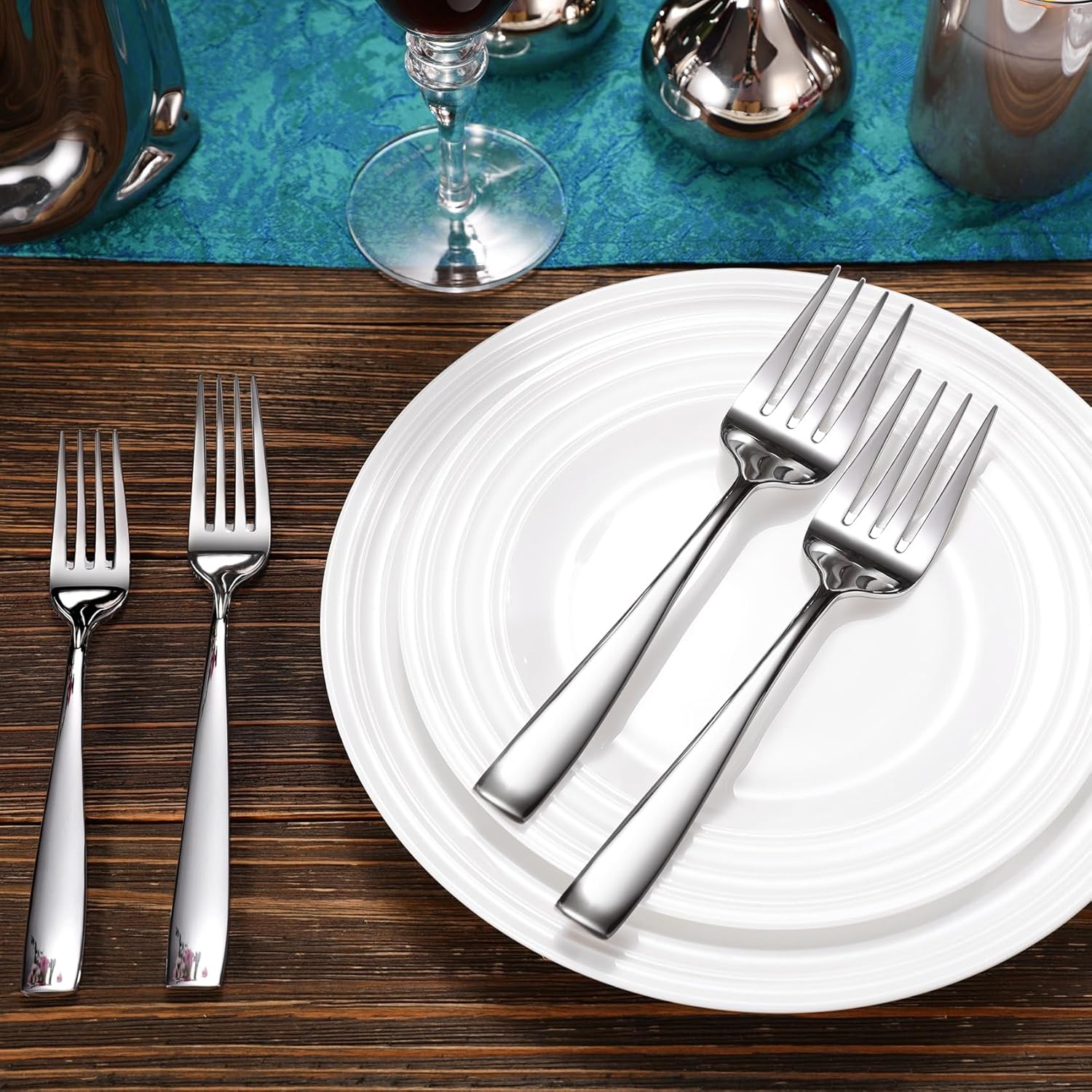 KEAWELL Premium Louis Dinner Set stainless steel mirror finish