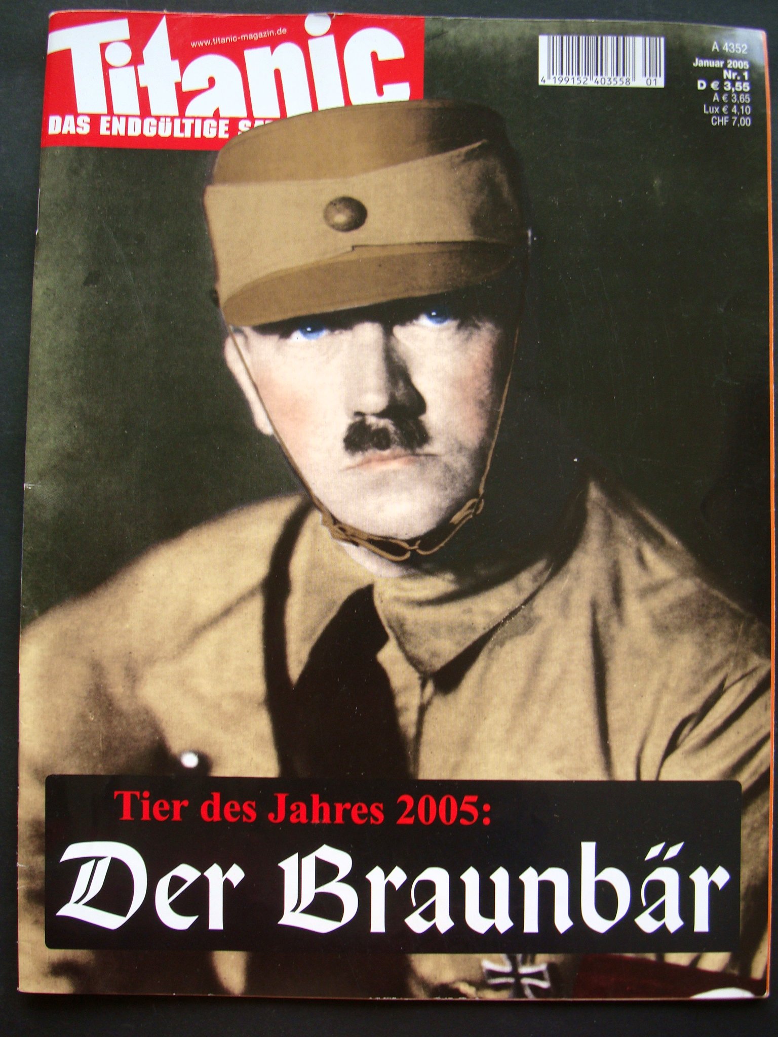 Cover of Titanic, Januar 2005