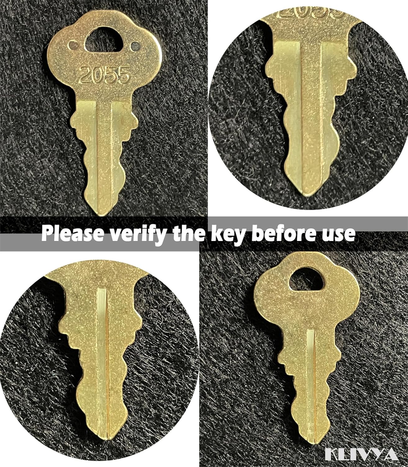 2055 Dispenser Key Set of 20 with Key Rings
