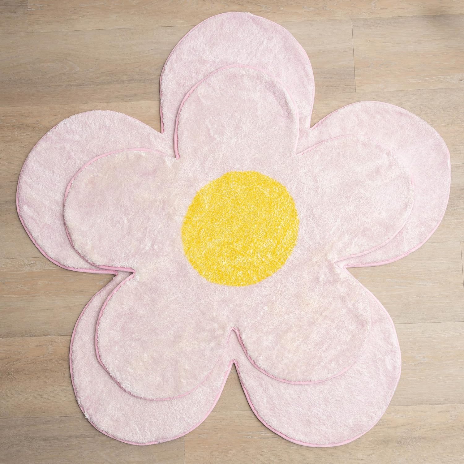 Yoodly Flower Rug - Ultra Soft Nonslip 30 Inch Pretty in Pink