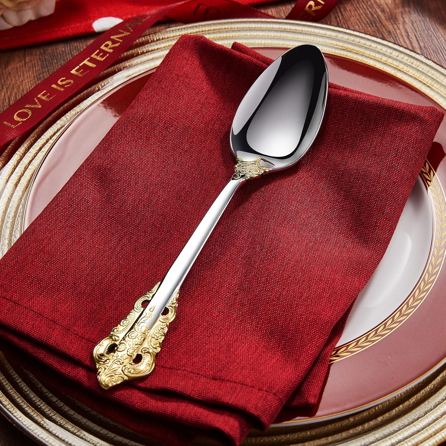 KEAWELL Gorgeous 5-Piece 1810 Stainless Steel Hostess Serving Utensil Set