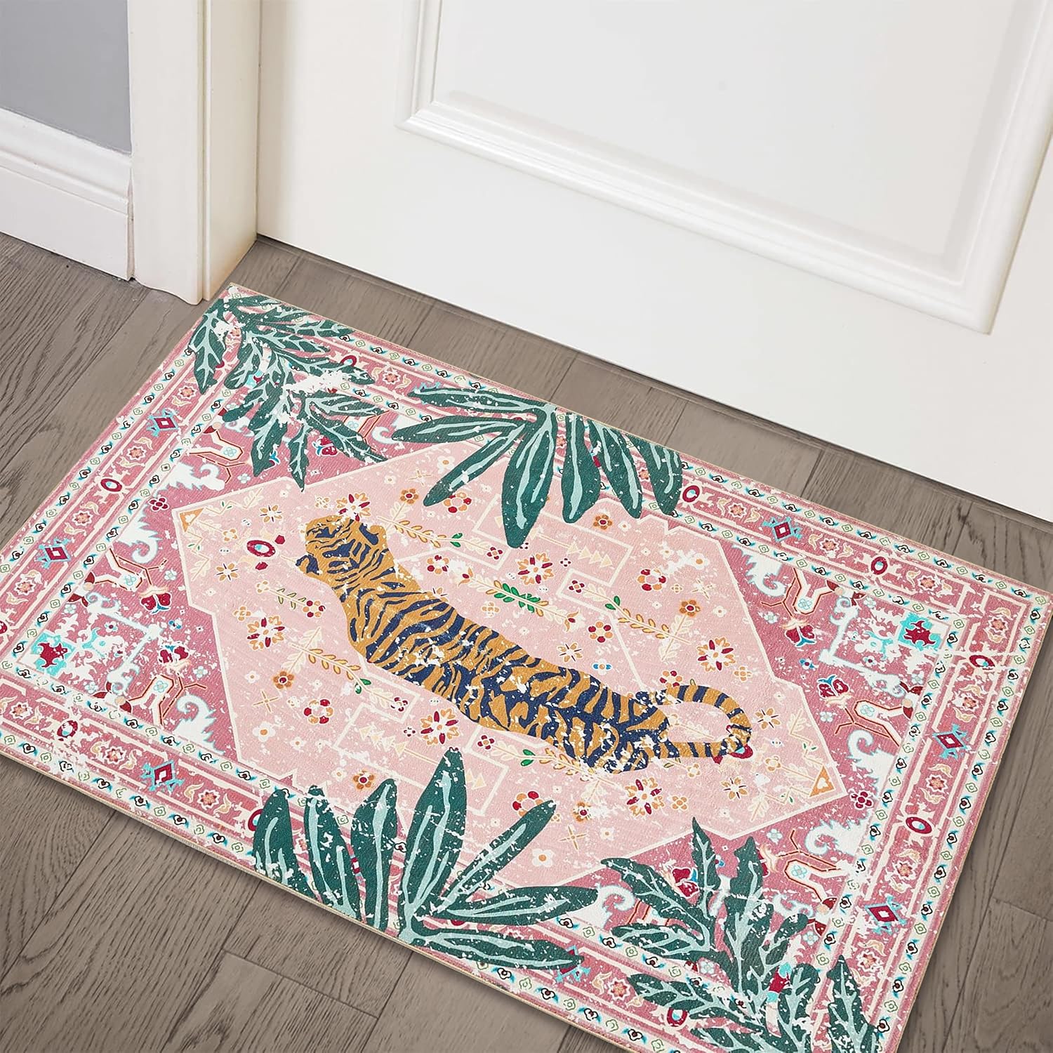 Aldopein Hippie Rugs 2x3 Non-Slip Washable Area Rug
