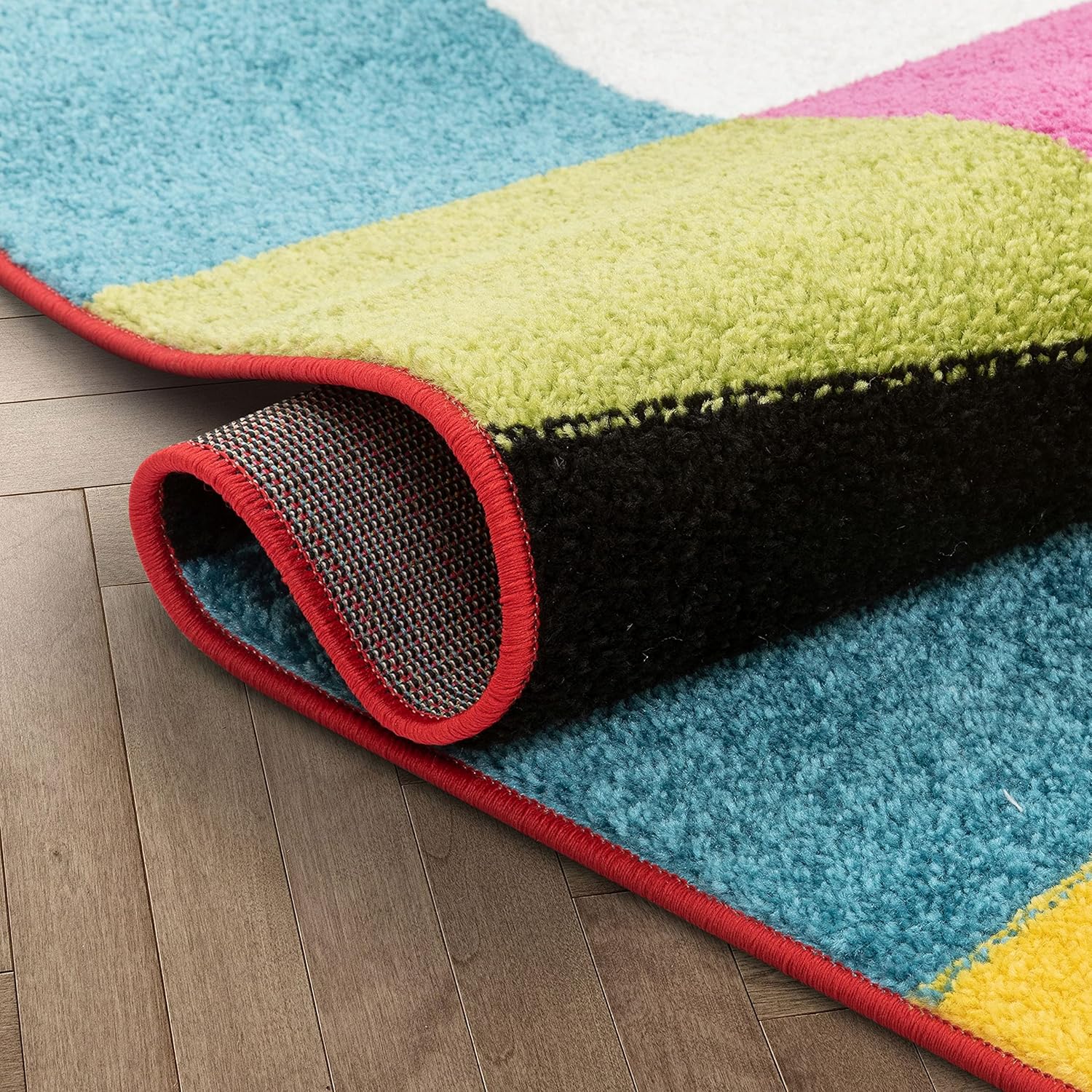 Well Woven Multi Geometric Area Rug 23 x 73 1