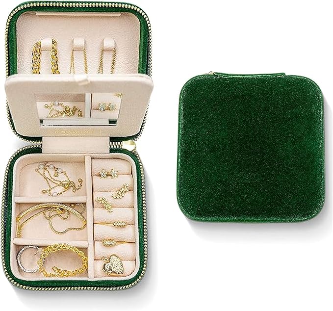 Velvet Jewelry Travel Case