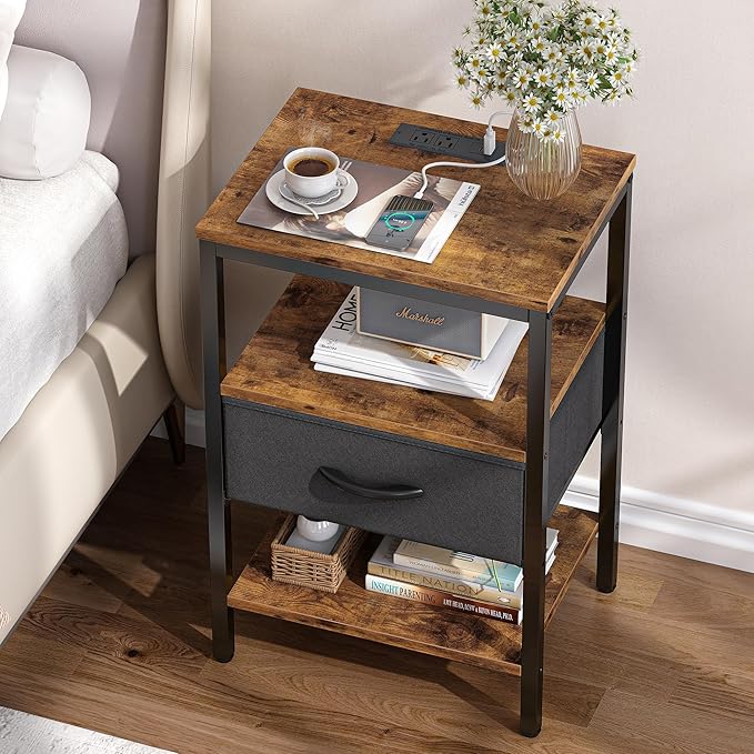 10 Best Small Bedside Tables With Drawers on Amazon