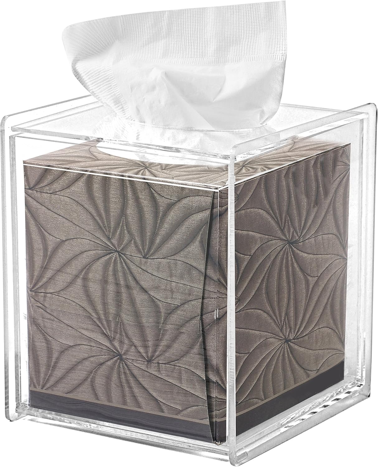 MyGift facial tissue dispenser box clear acrylic