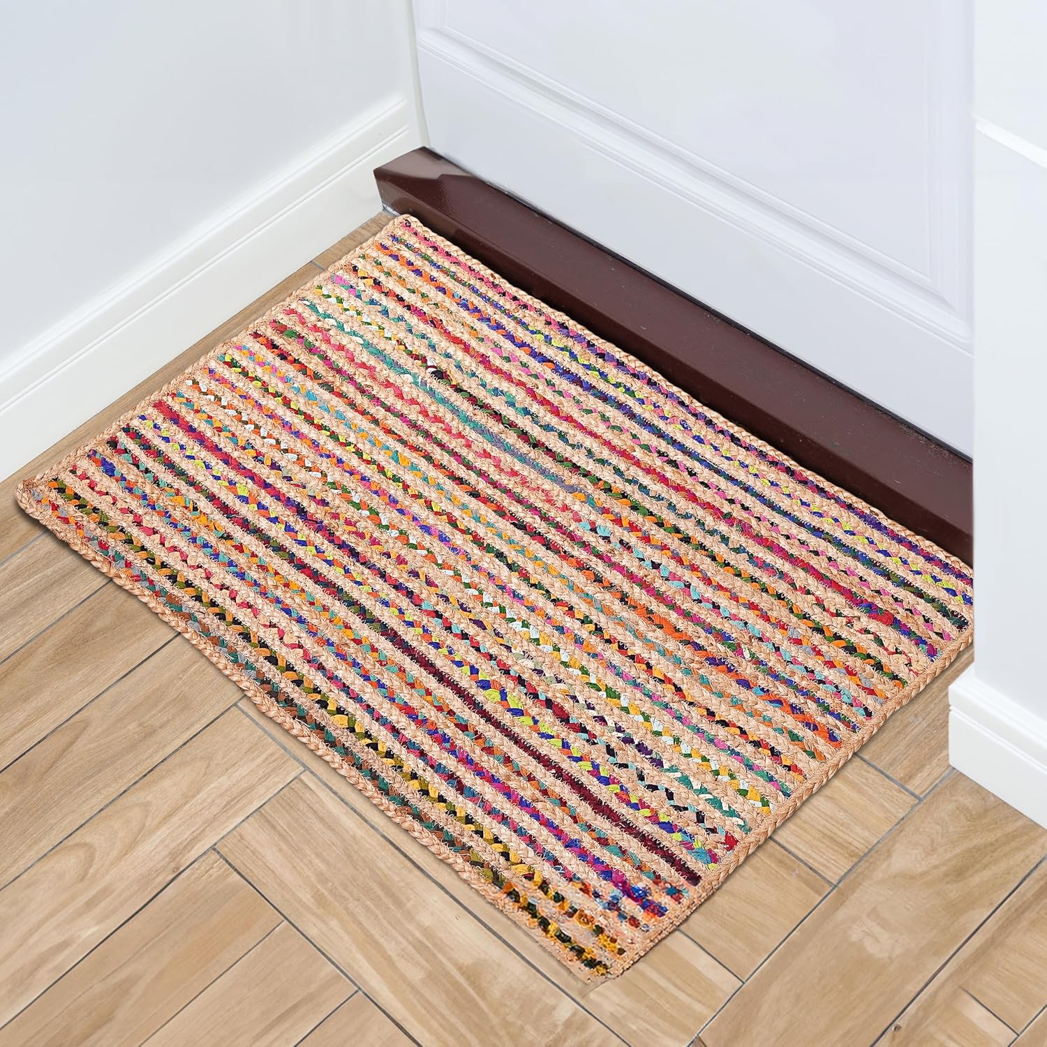 Hausattire Braided Area Rug 24x36 - Multi Color 1