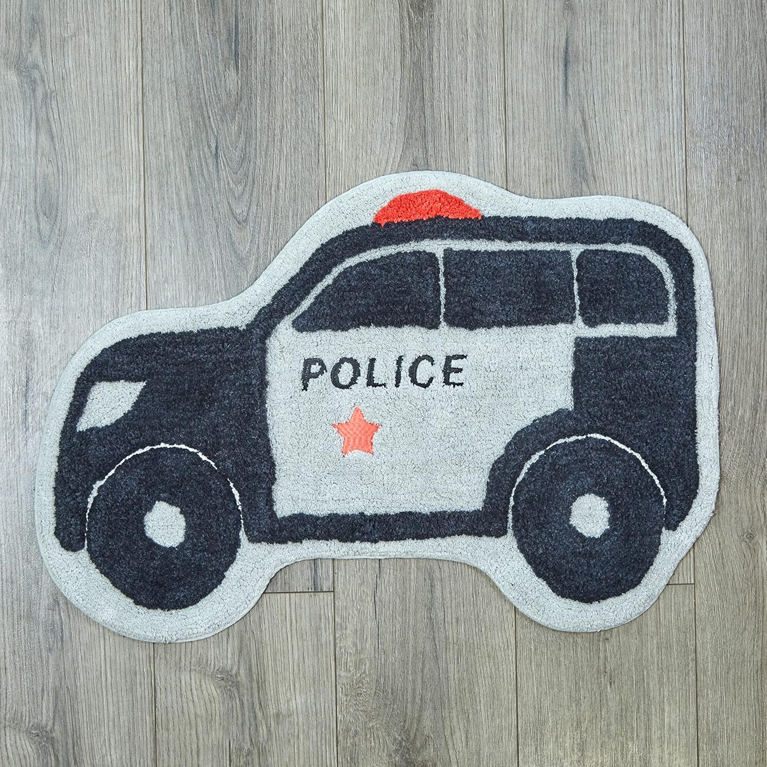 Everyday Kids Police Car Rug 30x20 in