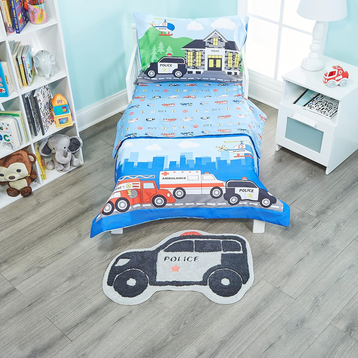 Everyday Kids Police Car Rug 30x20 in