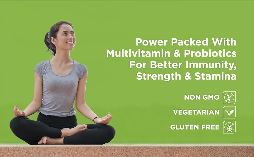 Prebiotic supplements multivitamin tablets minerals energy vit c immunity boosters