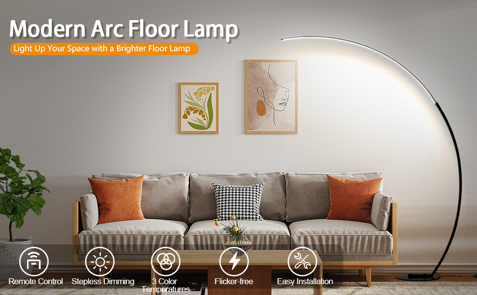 lámparas de pie led para sala de estar