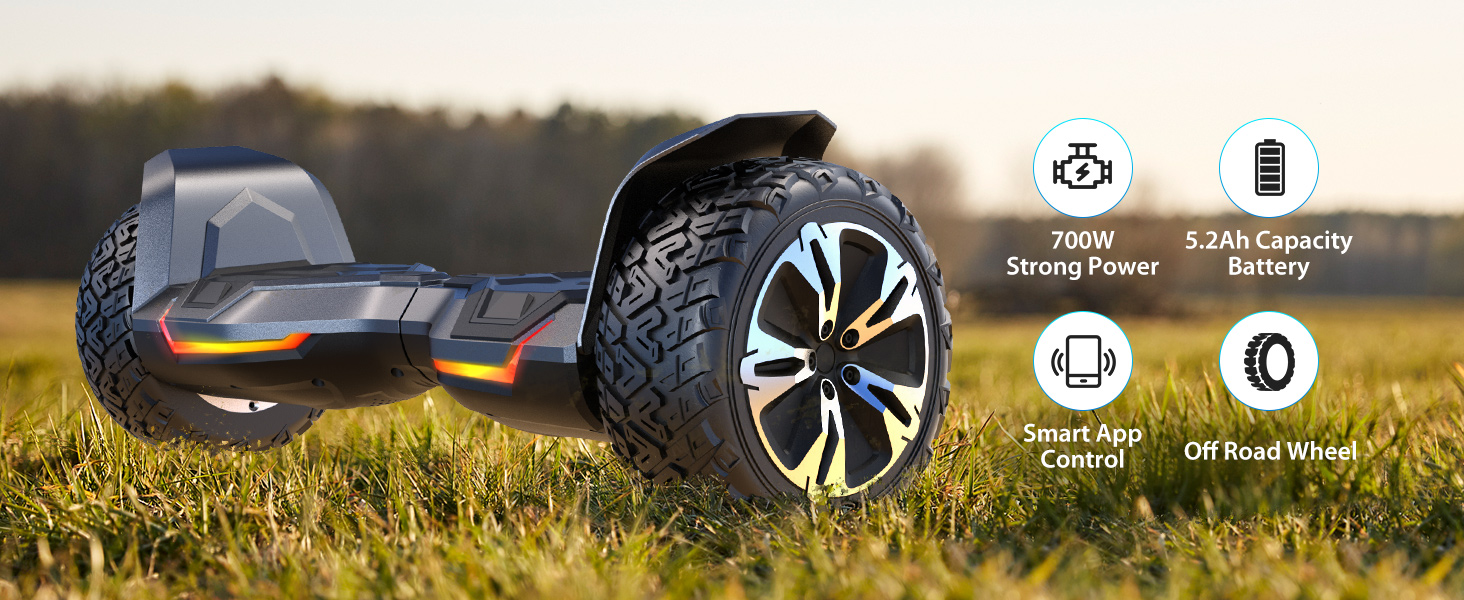All Terrain Hoverboard With Bluetooth