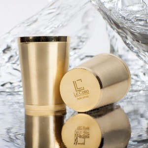 LeCasa - Kansa Straight Glass Set Of 2 300ML Each