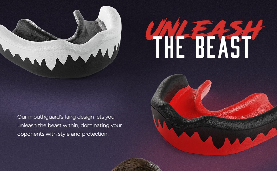 Devil fangs design mouthguard LEGENDA