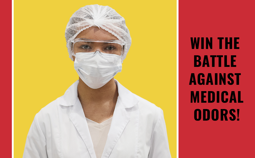 no odor SMELLEZE Natural Chemical Odor Eliminator Granules, Chemical Smell Remover 