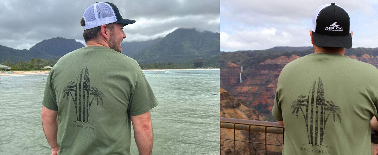 Koloa Surf Company Men's Fourth of July Heavyweight Tee Patriotic Collection