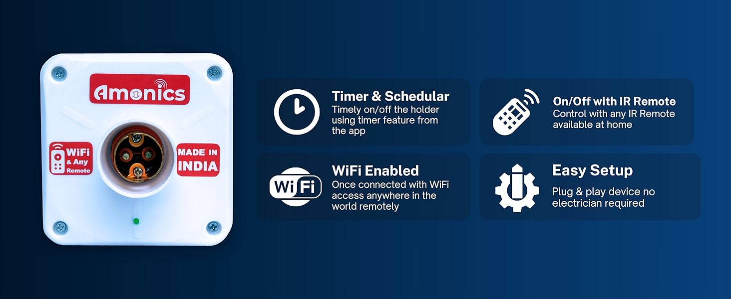 easy to use plug & play with wifi alexa google home google assistant