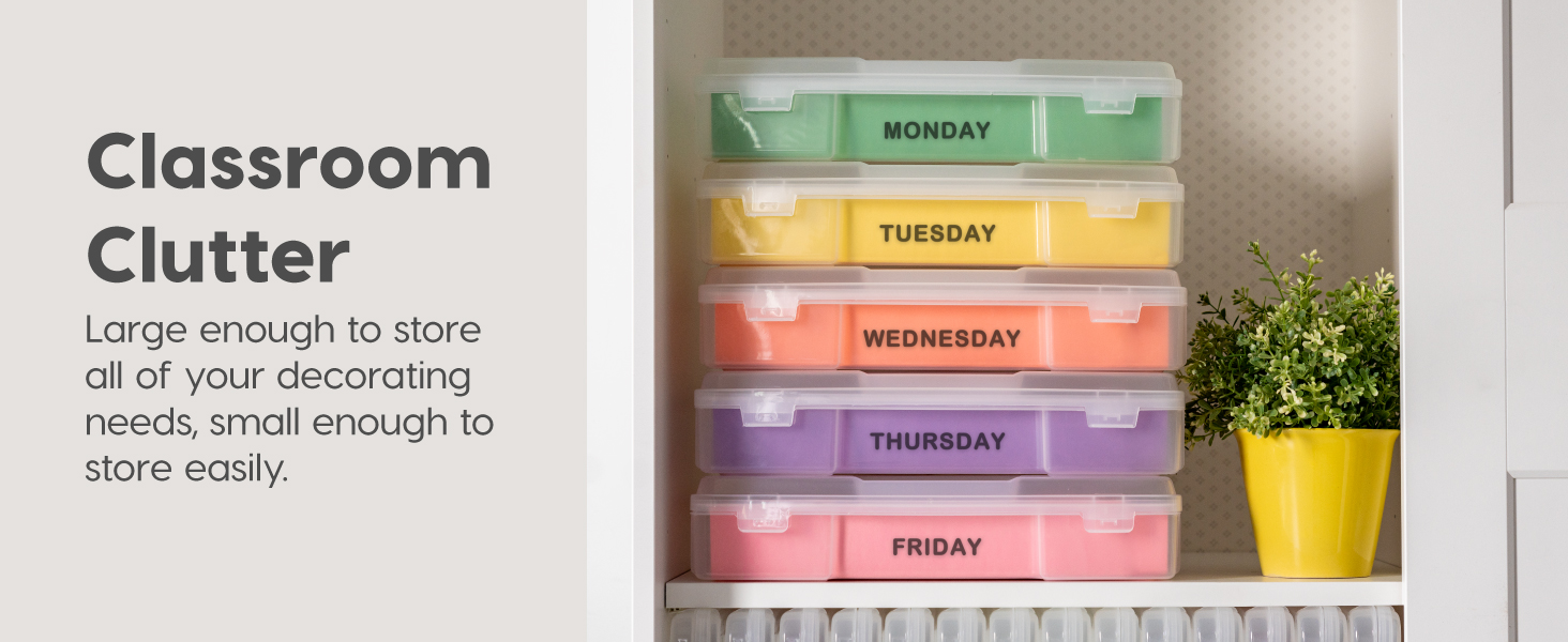 education paper storage scrapbook case box project organizer school craft photo office supplies