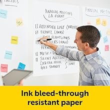 Ink bleed-through resistant paper